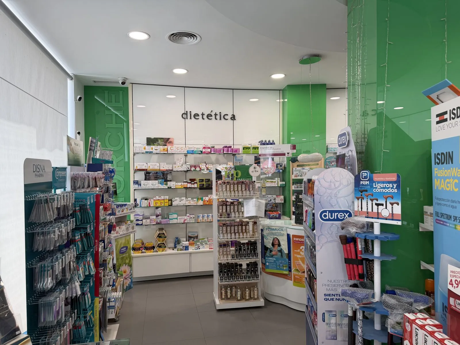 Dietetics and nutrition section at Farmacia El Morche